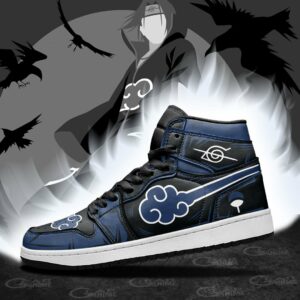 Akatsuki Sneakers Blue Custom Naruto Anime Shoes 7