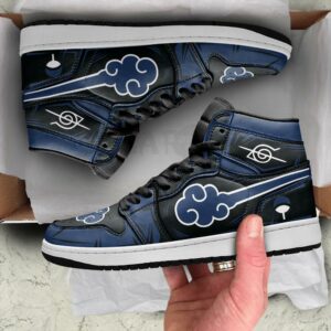 Akatsuki Sneakers Blue Custom Naruto Anime Shoes 6