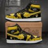 Akatsuki Sneakers Yellow Custom Naruto Anime Shoes 8