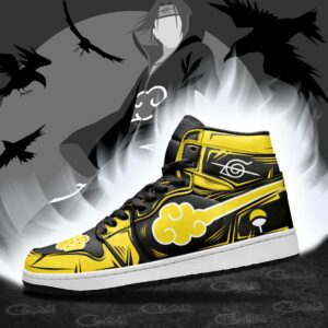 Akatsuki Sneakers Yellow Custom Naruto Anime Shoes 6