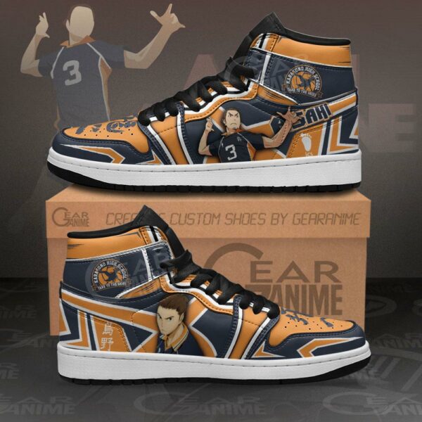 Karasuno Asahi Azumane Sneakers Haikyuu Anime Shoes 1