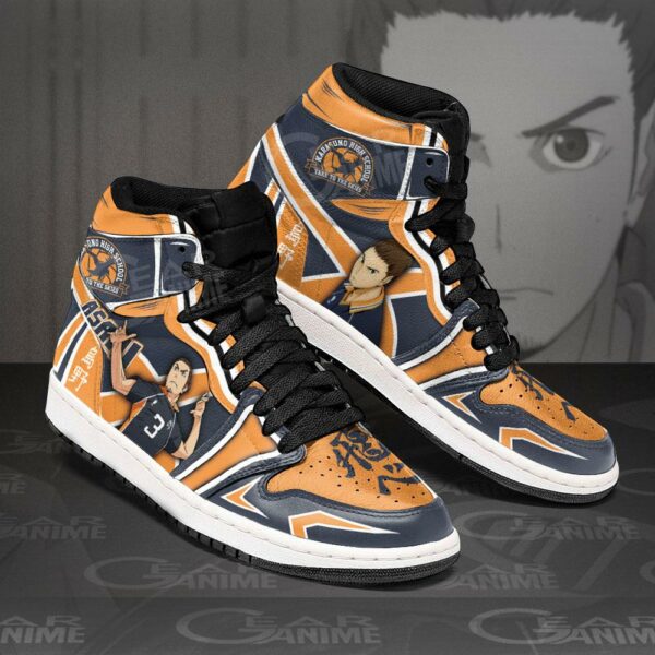 Karasuno Asahi Azumane Sneakers Haikyuu Anime Shoes 2