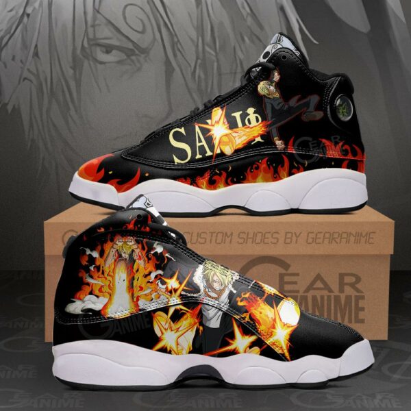 Sanji Diable Jambe Sneakers One Piece Custom Anime Shoes 1