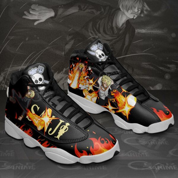 Sanji Diable Jambe Sneakers One Piece Custom Anime Shoes 2