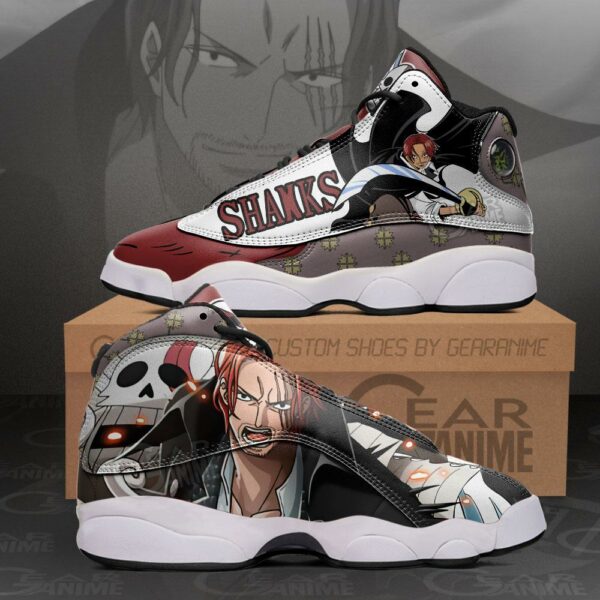 Shanks Sneakers One Piece Custom Anime Shoes 1