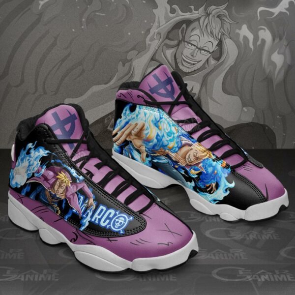 Marco the Phoenix Sneakers One Piece Custom Anime Shoes 2