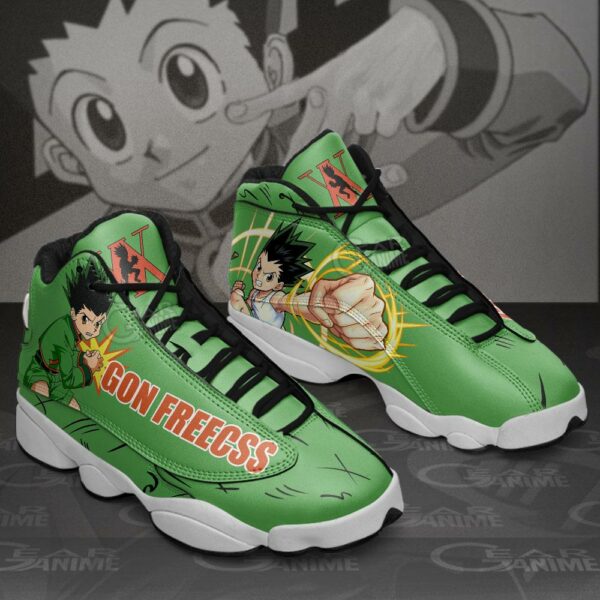 Gon Freecss Sneakers Hunter X Hunter Custom Anime Shoes 2