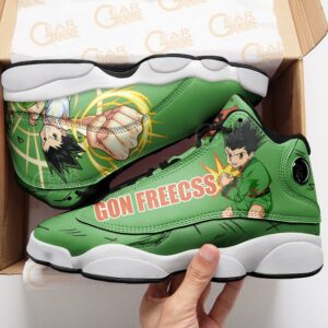 Gon Freecss Sneakers Hunter X Hunter Custom Anime Shoes 7