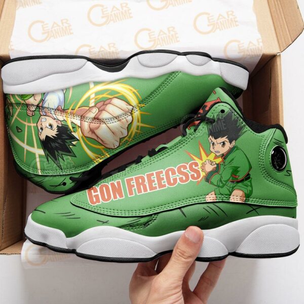 Gon Freecss Sneakers Hunter X Hunter Custom Anime Shoes 4