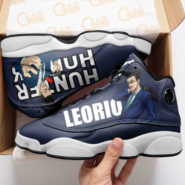 Leorio JD13 Sneakers Hunter X Hunter Custom Anime Shoes 4