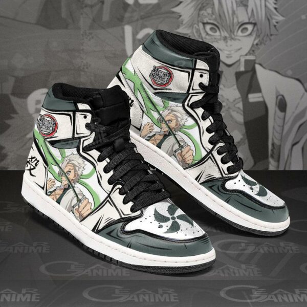 Sanemi Shinazugawa Sneakers Custom Demon Slayer Anime Shoes 2