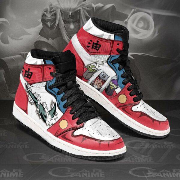 Jiraiya Sage Mode Sneakers Naruto Custom Anime Shoes 2