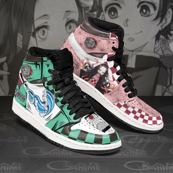 Tanjiro and Nezuko Sneakers Custom Demon Slayer Anime Shoes 2