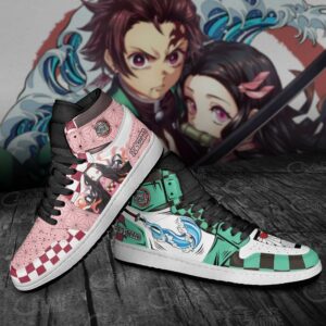 Tanjiro and Nezuko Sneakers Custom Demon Slayer Anime Shoes 6