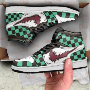 Tanjiro Kamado Sneakers Demon Slayer Custom Anime Shoes 7