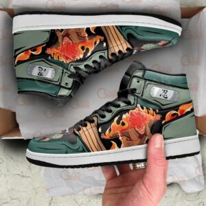 Might Guy Sneakers Power Naruto Custom Anime Shoes 6