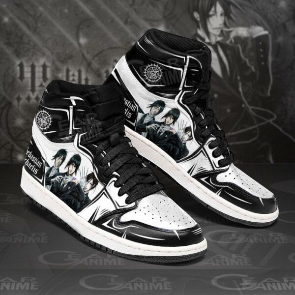 Sebastian Michaelis Sneakers Black Butler Anime Shoes 2