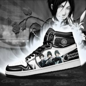 Sebastian Michaelis Sneakers Black Butler Anime Shoes 6