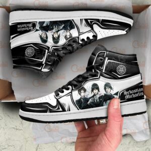 Sebastian Michaelis Sneakers Black Butler Anime Shoes 7