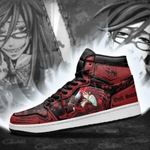 Grell Sutcliff Sneakers Black Butler Anime Shoes 6