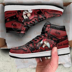 Grell Sutcliff Sneakers Black Butler Anime Shoes 7