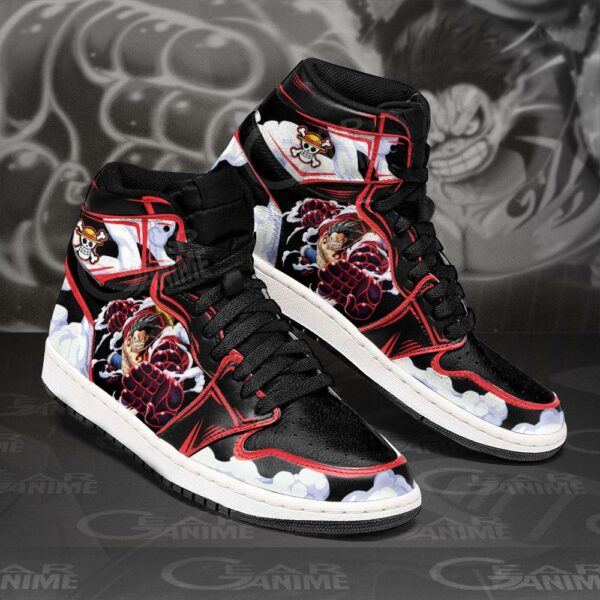 Luffy Gear 4 Sneakers Custom Snakeman One Piece Anime Shoes 2