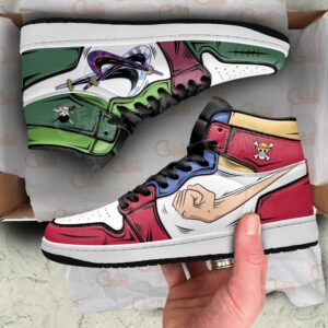 Zoro & Luffy Sneakers Gomu Gomu and Santoryu One Piece Anime Shoes 6