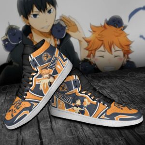 Kageyama and Hinata Sneakers Custom Haikyuu Anime Shoes 7