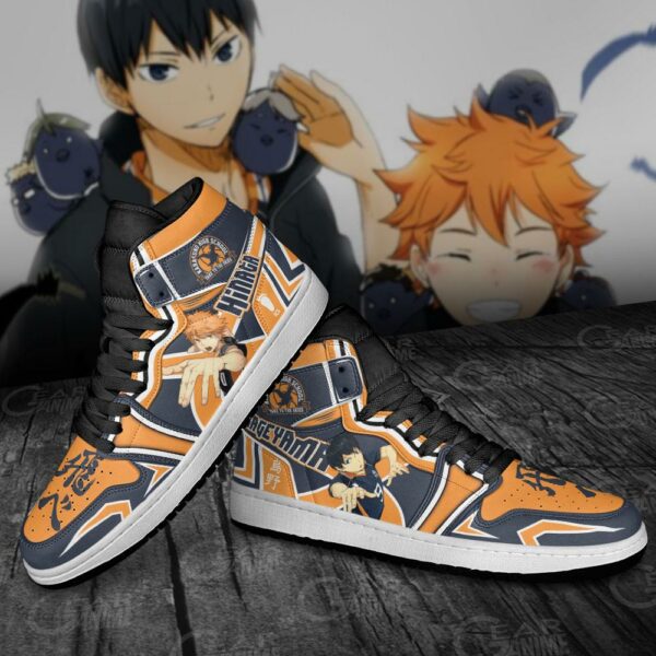 Kageyama and Hinata Sneakers Custom Haikyuu Anime Shoes 4