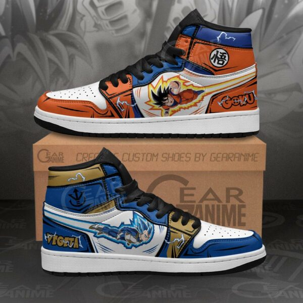 Goku and Vegeta Sneakers Custom Dragon Ball Anime Shoes 1