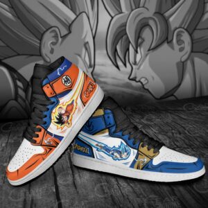 Goku and Vegeta Custom Shoes 7