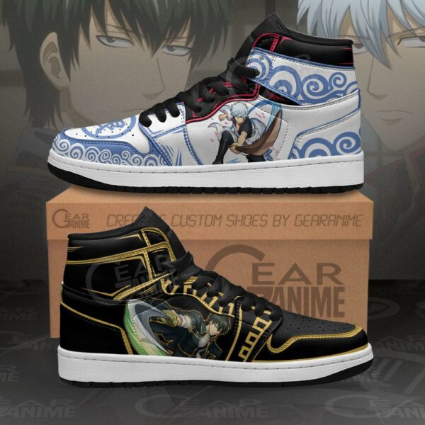 Sakata Gintoki and Toshirou Hijikata Sneakers Gintama Anime Shoes 1