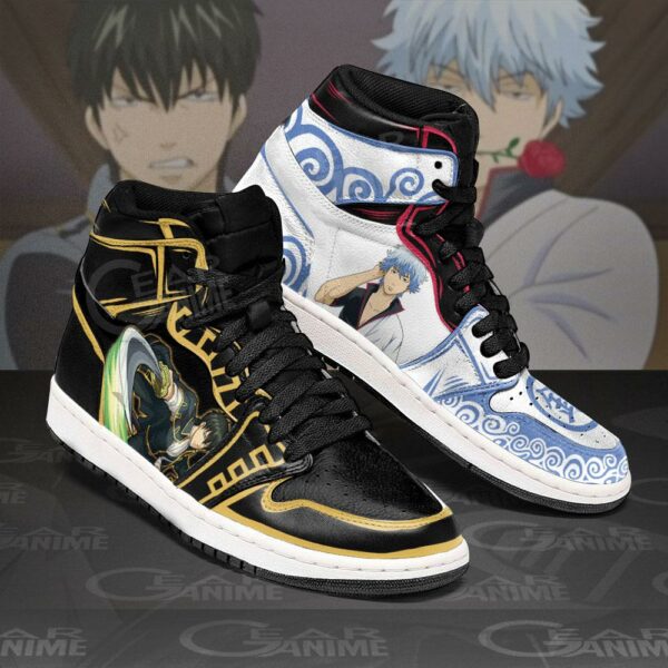 Sakata Gintoki and Toshirou Hijikata Sneakers Gintama Anime Shoes 2