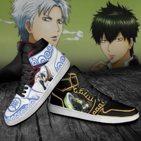 Sakata Gintoki and Toshirou Hijikata Sneakers Gintama Anime Shoes 3