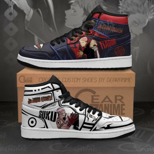 Sukuna And Itadori Sneakers Custom Jujutsu Kaisen Anime Shoes 1