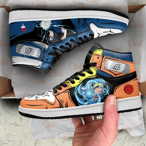 Naruto and Sasuke Sneakers Skill Custom Naruto Anime Shoes 3