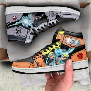 Naruto and Sasuke Sneakers Power Custom Naruto Anime Shoes 6