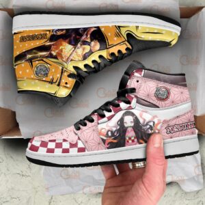 Zenitsu & Nezuko Sneakers Demon Slayer Anime Shoes 7