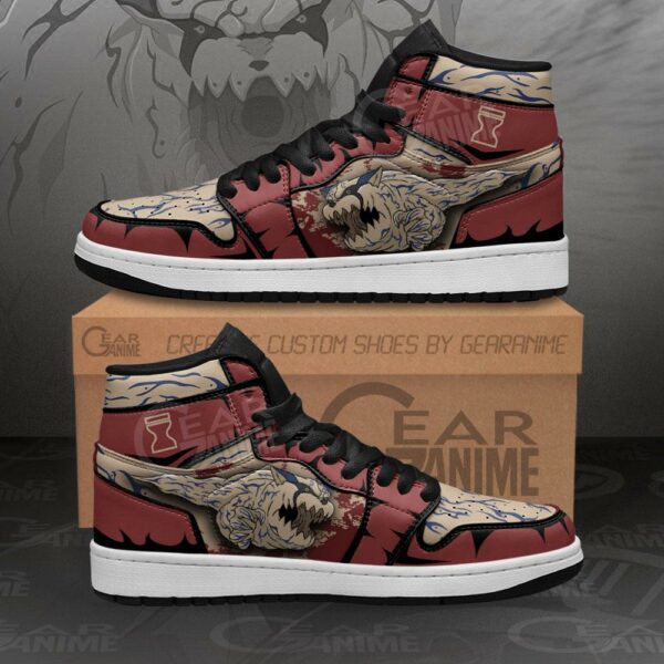 Shukaku Tailed Beast Sneakers Naruto Custom Anime Shoes 1