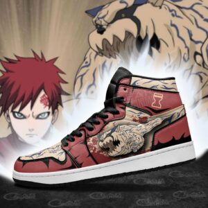 Shukaku Tailed Beast Sneakers Naruto Custom Anime Shoes 6