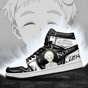 Norman The Promised Neverland Sneakers Custom Anime Shoes 6