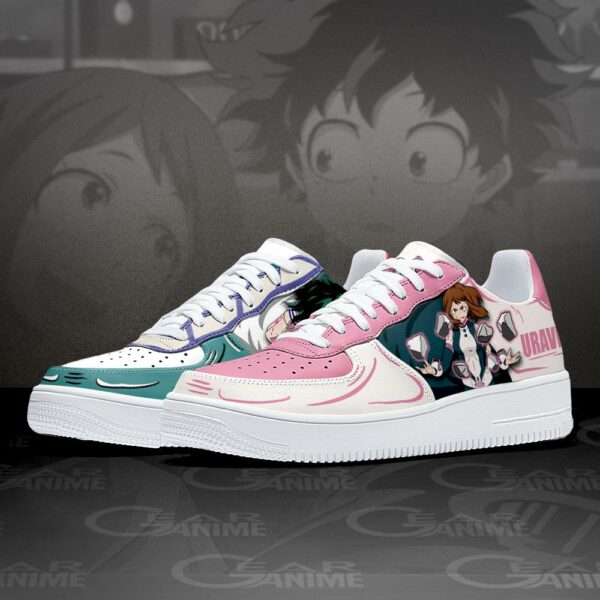 Uraraka and Deku Air Sneakers Custom Anime My Hero Academia Shoes 2