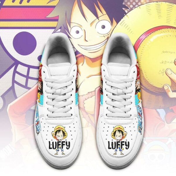 Monkey D Luffy Sneakers Custom One Piece Anime Shoes Fan PT04 2