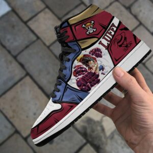 Monkey D Luffy Sneakers Gear 4 One Piece Anime Shoes 7