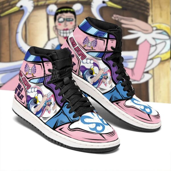 Mr 2 Bon Clay Sneakers Okama Kenpo Skill One Piece Anime Shoes Fan MN06 2