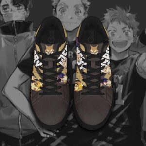 Haikyu MSBY Skate Shoes Black Haikyu!! Custom Anime Shoes 7