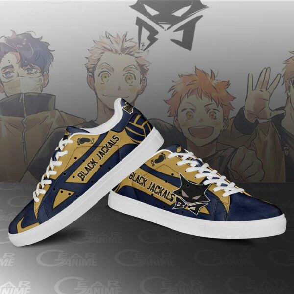 MSBY Black Jackal Skate Shoes Haikyuu Anime Custom Shoes PN10 2