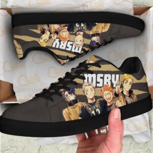 Haikyu MSBY Skate Shoes Black Haikyu!! Custom Anime Shoes 6