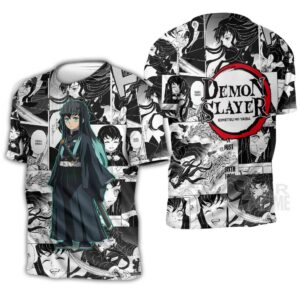 Demon Slayer Muichiro Tokito Hoodie Anime Mix Manga KNY Shirt 10