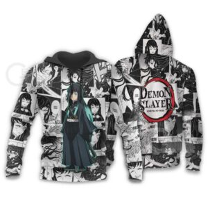 Demon Slayer Muichiro Tokito Hoodie Anime Mix Manga KNY Shirt 11